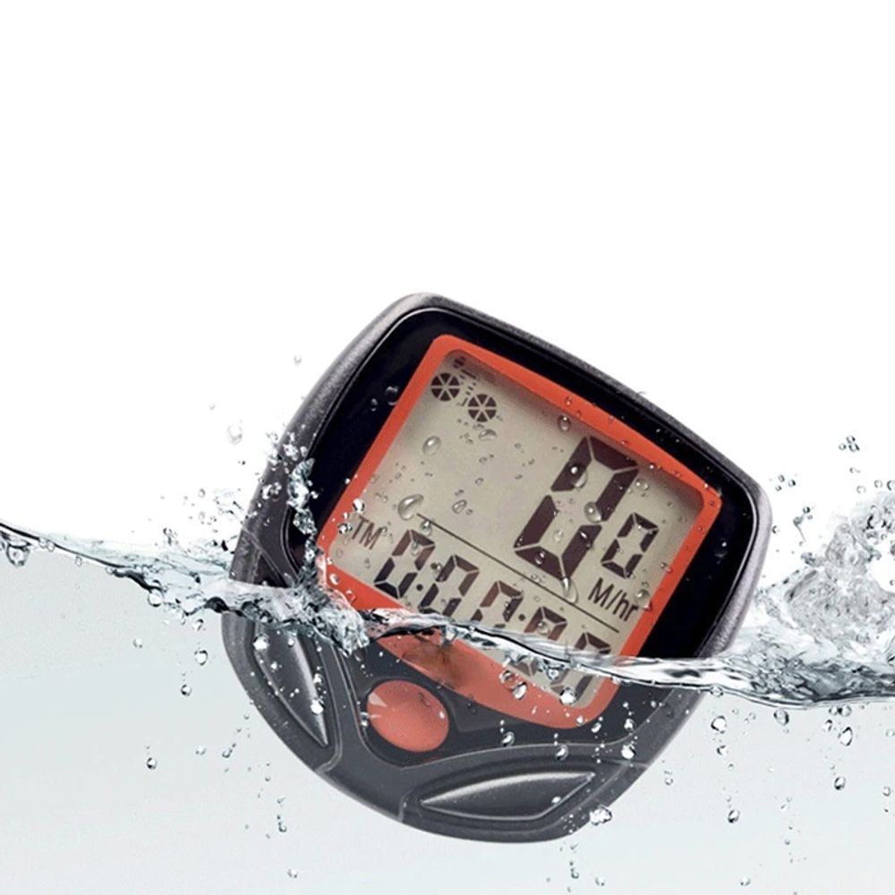 Fahrradtacho 14 Funktionen Fahrradcomputer Fahrrad Tachometer Kilometerzähler Geschwindigkeitsmesser Radcomputer Tacho Multifunktionaler LCD Retoo