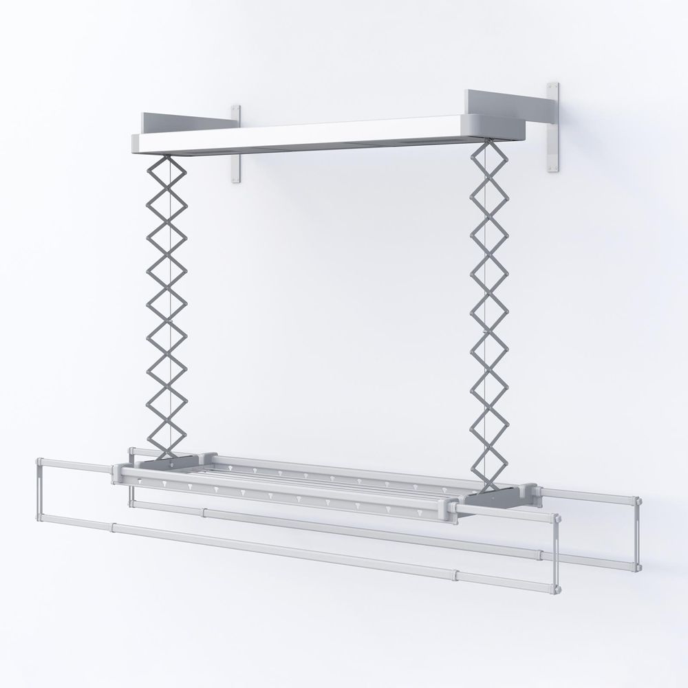 Elektrický hliníkový nástěnný kůň na prádlo, 160 cm - Foxydry PRO
