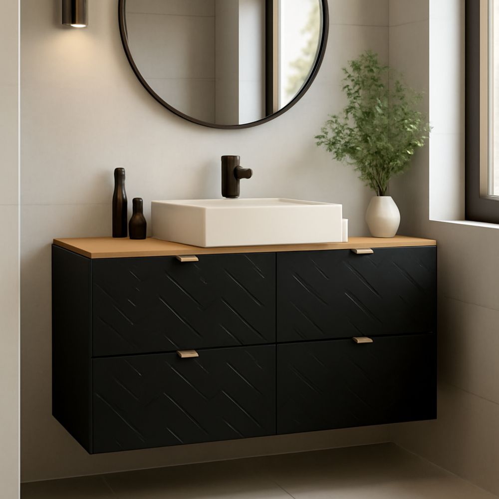 Rodan, Badmöbel, Badezimmermöbel, Badezimmerschränk, Badezimmer Hochschrank
