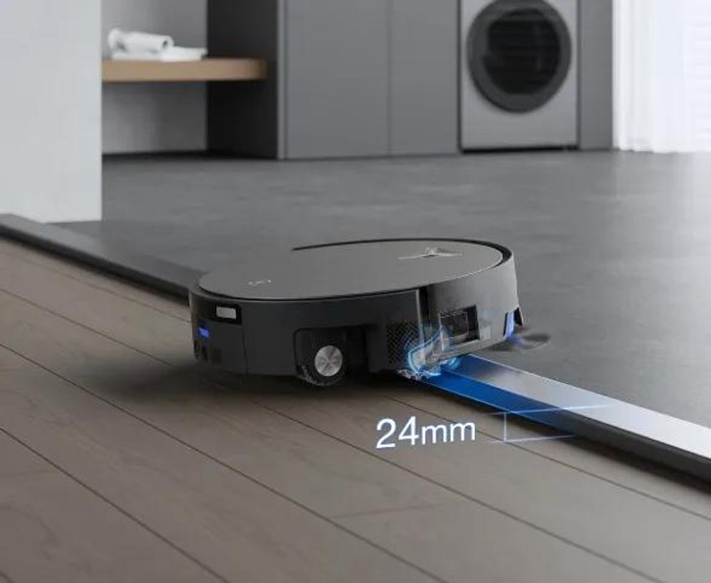 ECOVACS DEEBOT X11 PRO OMNI Saugroboter mit 2pcs Originale Reinigungslösung, 19.500 Pa Staubsauger Roboter, PowerBoost Technologie, Silber