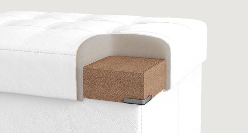 SONGMICS Sitztruhen faltbar 80L Stauraum 76x38x38cm bis 300 kg belastbar weiß