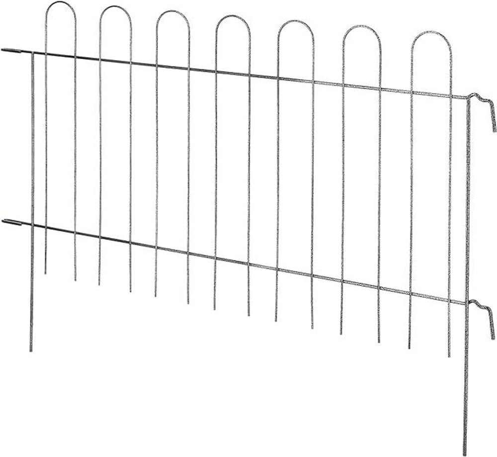 KADAX Gartengitter "Cassis", Gitter aus Stahlstab, pulverbeschichteter Gartenzaun, Zaun für Garten, 70 cm