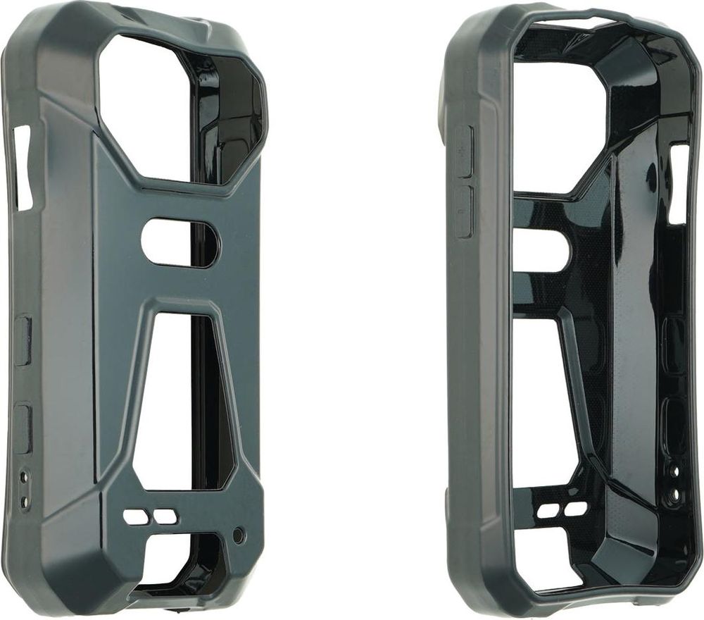 caseroxx Schutz-Hülle TPU-Hülle kompatibel mit Unihertz Tank Mini, Gummi Handy Tasche schwarz