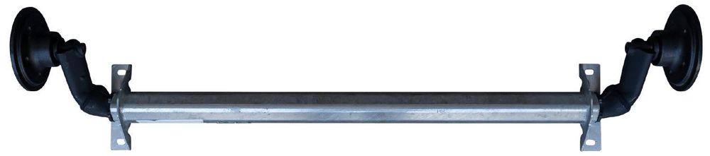 AL-KO OPTIMA Ungebremste Achse 750 kg für leichte Pkw-Anhänger, 5x112