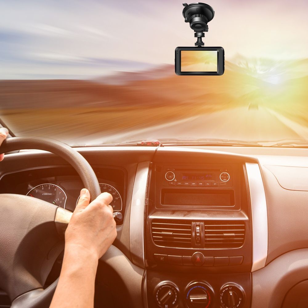 Dashcam Auto mit Sony IMX323 Sensor, KFZ Kamera, Dash Cam Autokamera, Video Recorder DVR 4" Zoll LCD Mini Loop Full HD 1080p 170° Retoo