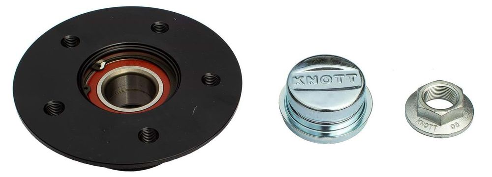 KNOTT Radnabe 5x112 mit Lager für ungebremste Achsen VG7 VG10 VG13