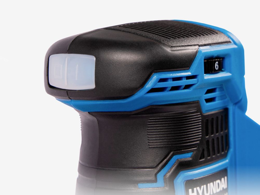 HYUNDAI Akku-Exzenterschleifer COS1801LI SET (18V, 1 x 4.0 Ah Akku, Ladegerät)