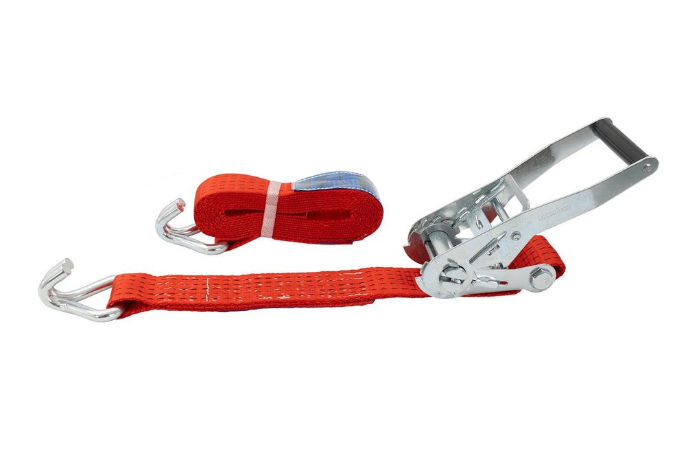 Unitrailer 4 M/50 Mm/5 T Rotes Transportband Mit Spannvorrichtung