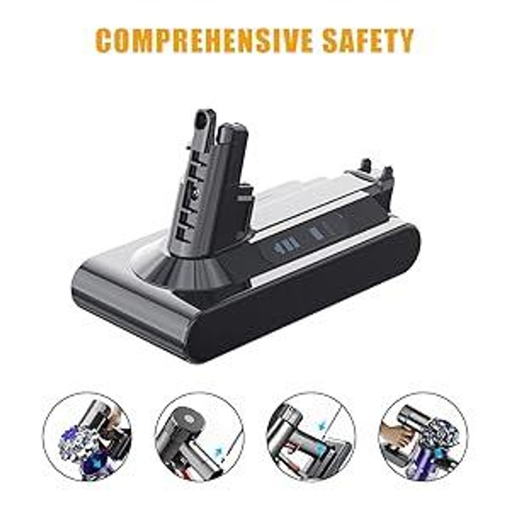 STANEW Remplacement Batterie pour Dyson Aspirateurs V10 SV12, Batterie Li-ION Compatible avec Dyson Aspirateur, Cyclone, Animal, Absolute,Fluffy