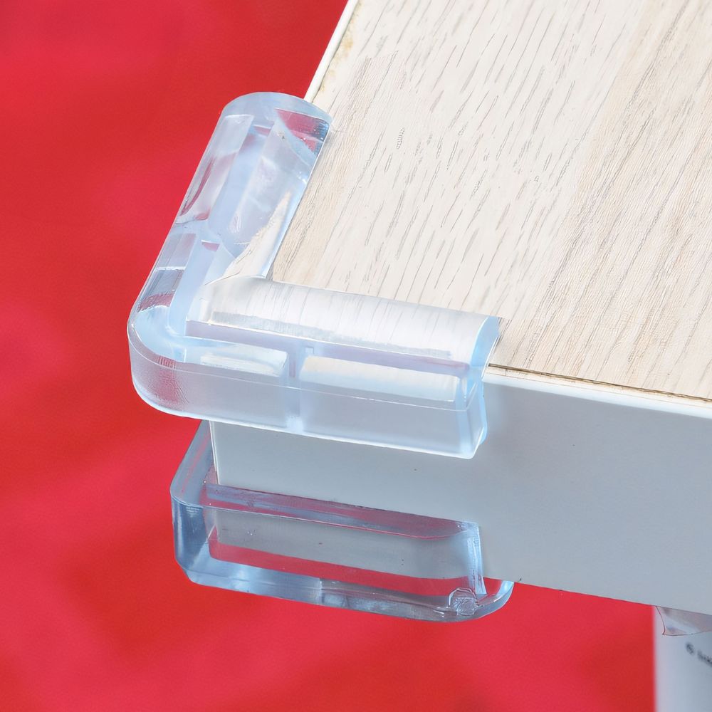 20 x Eckenschutz Baby Kantenschutz Selbstklebend Transparent Durchsichtiger Gummi Kindersicherung Tisch Möbel Eckenschutz für Kinder Baby Retoo
