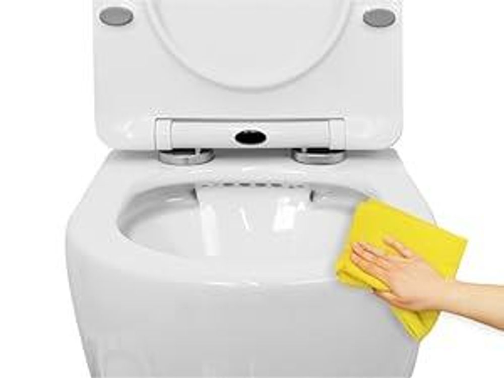 LAVITA Wand-WC Dalia | Hänge Toilette | Toilettendeckel mit Absenkautomatik & Metallscharniere | Toiletten Spülrandlos Hängend | Toilettenbecken | 360x520x410 cm | Weißer Glanz