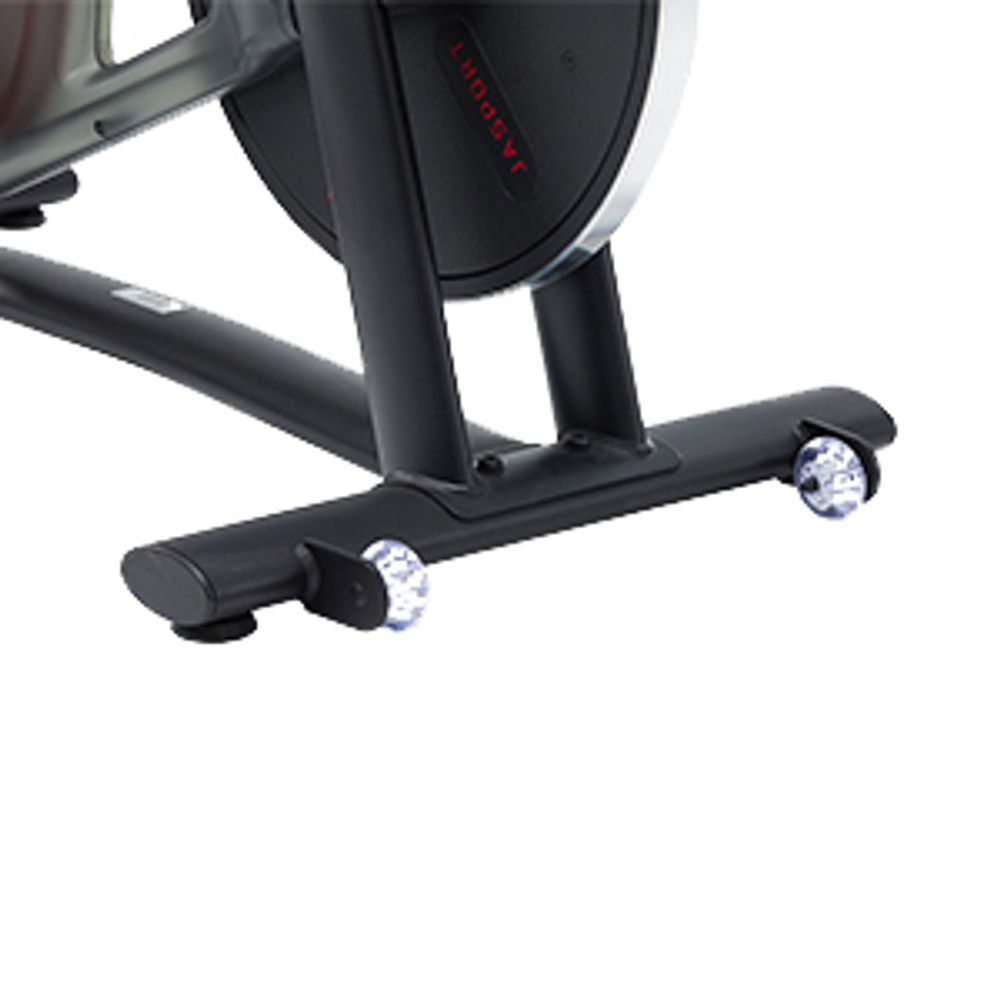 JASPORT Smart Indoor Speedbike S3, leiser Heimtrainer mit Magnetbremssystem, kompatibel mit Kinomap & Zwift, App mit Trainingskursen