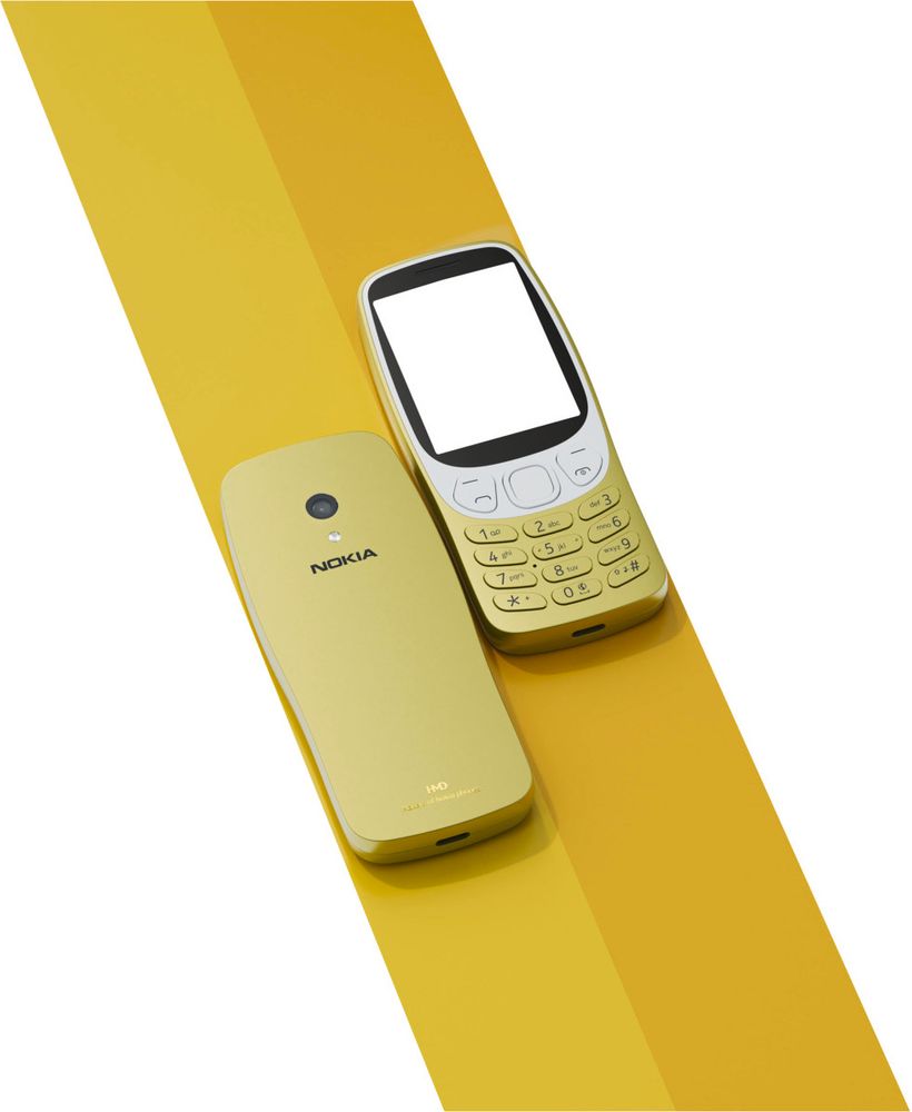 Nokia 3210 4G mit Netzteil y2k gold