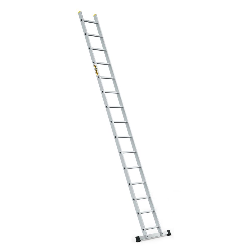 Drabest, žebřík, žebříky, hliníkový žebřík, jednoduchý žebřík, žebřík 15 stupňů