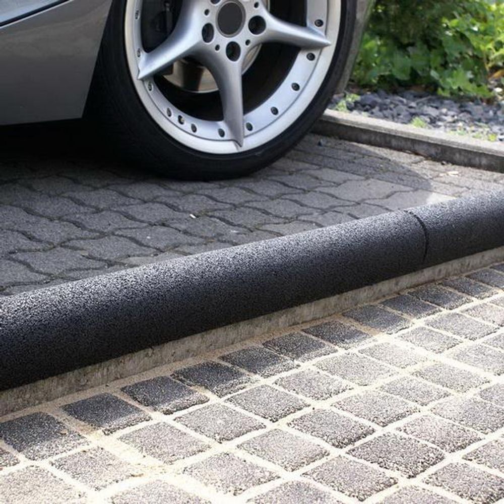 Gummiüberzug / Bordsteinkappe für 80 mm Randsteine, Rabatten, Wegeinfassungen rot