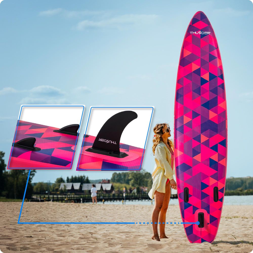 Thunder Volca Stand Up Paddle Board 320 x 75 x 15 cm růžový 150 kg