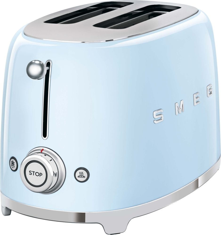 SMEG TSF01PBEU Toaster 2 Scheiben Pastellblau