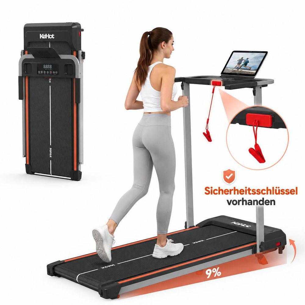 Sicherheitsschlüssel inklusive – für ein sicheres Laufgefühl.