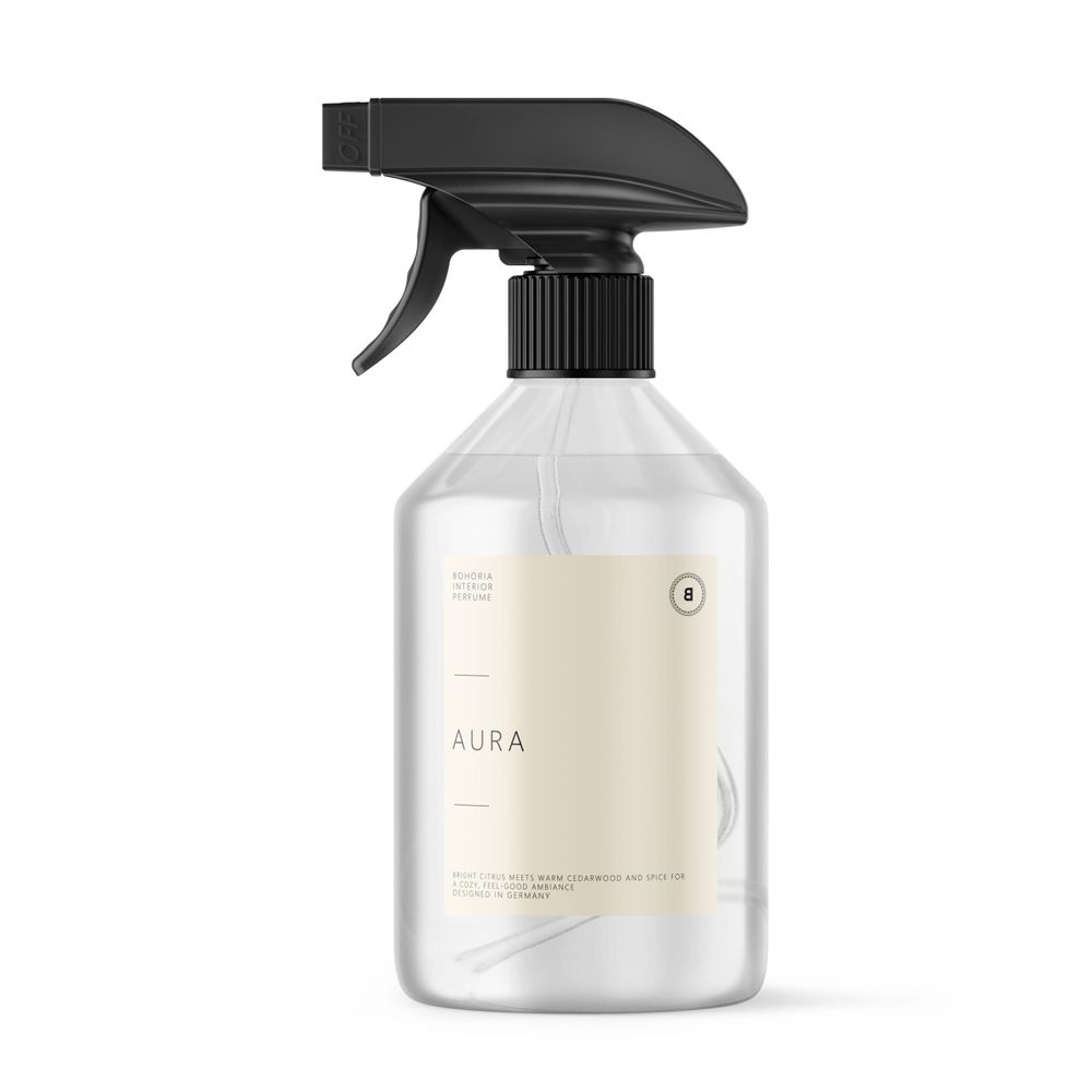 BOHORIA® Raumspray Aura 500ml – Orange & Zedernholz
