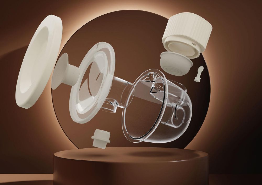 Neno Vento Twin: Kabellose 3-Phasen Doppelmilchpumpe