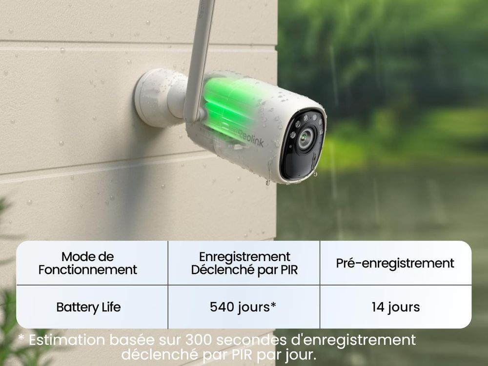Reolink Altas, kamera monitorująca bullet 2K 4 MP, bateria o długiej żywotności 20000 mAh, dwuzakresowe Wi-Fi 6, noktowizor ColourX, detekcja AI, nagrywanie wstępne 10s