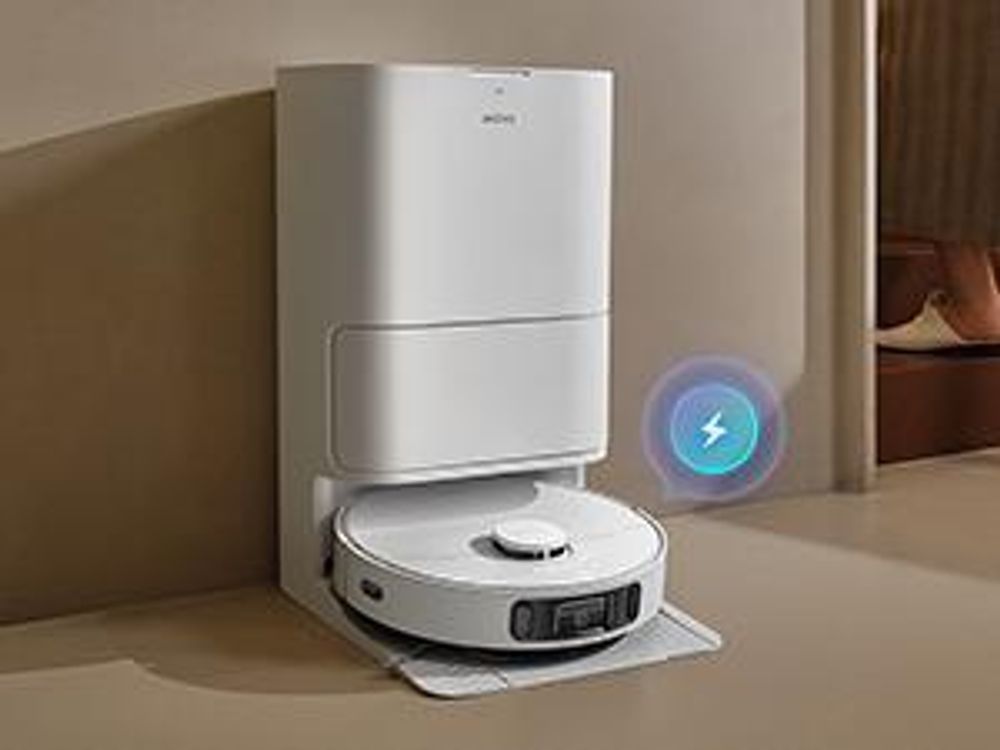 MOVA E30 Ultra Roboter-Staubsauger und Wischmopp, Automatische Entleerung und Selbstreinigung des Wischers,7000 Pa Saugleistung,10 mm Wischerlift