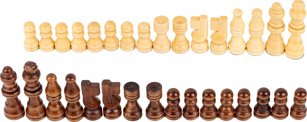 Holzspiel Schach Dame Backgammon