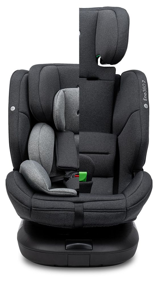 Osann Eno360 2, Kindersitz 360 drehbar mit Isofix 40-150 cm, Reboarder mit Isofix und Top-Tether – Caramel