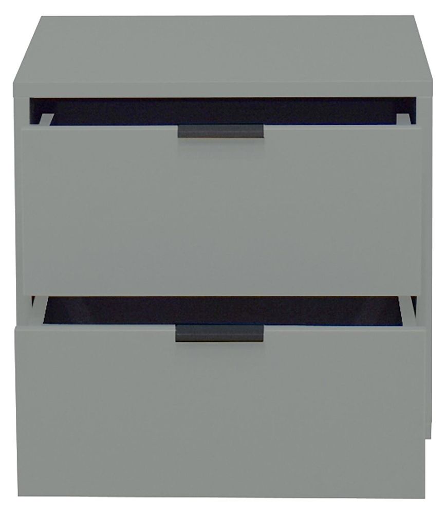 Kommode „Boulder“ Pine Green – moderne Kommode mit 2 Schubkästen und Softclose