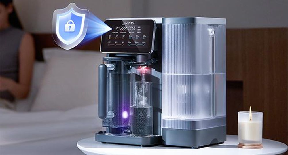 JIMMY R9, Aufsatz-Wasserfilter, 5 l, Schwarz, Transparent