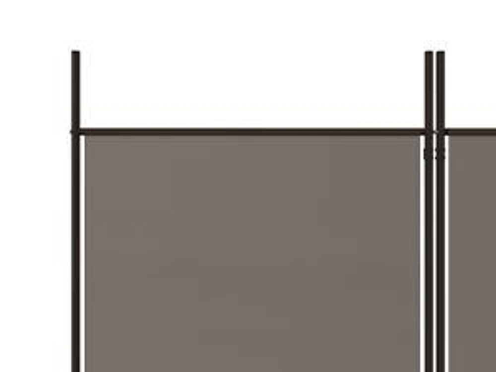 vidaXL 6-tlg. Paravent Anthrazit 300x200 cm Stoff