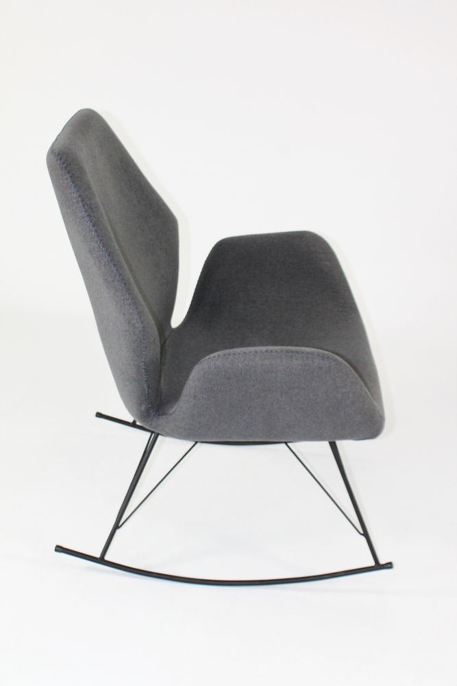 Homexperts Schaukelstuhl Schwingsessel Victor gepolstert B 74 x H 94 x T 85 cm