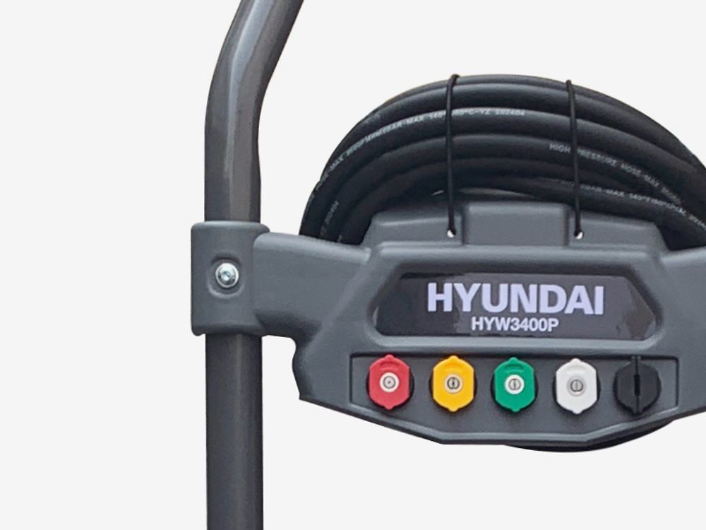 HYUNDAI Benzin-Hochdruckreiniger HYW3400P (5 PS, 234bar, 540 l/h, 4-Takt, 10m Schlauch)