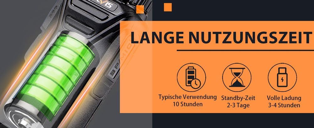 Retevis RT27 Funkgeräte, PMR446 Walkie Talkie mit 6-Wege-Ladegerät CTCSS/DCS, VOX, Lizenzfrei Wiederaufladbares für Baustelle, Sicherheit, Schule