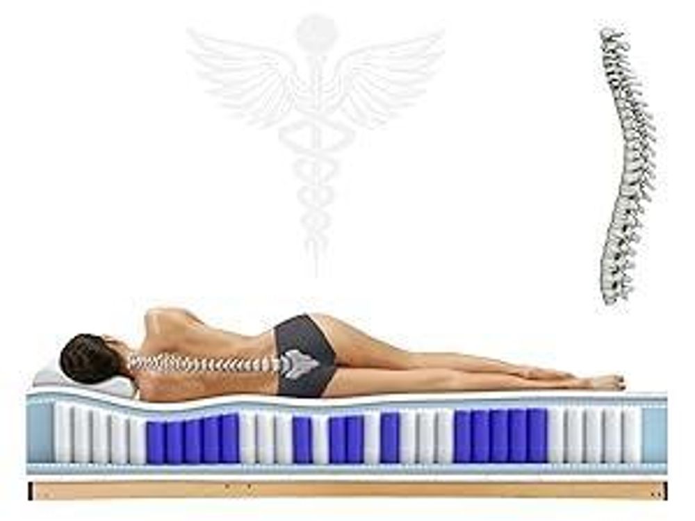 Orthopädische Matratze Hamburg Deluxe mit 9-Zonen-System