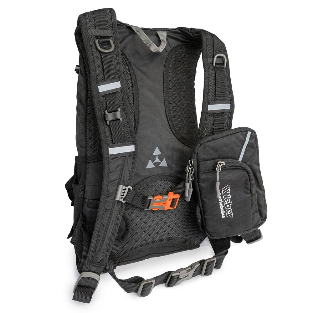 Weber #Werkeholics Outdoor, Fahrrad & Offroad Rucksack schwarz 18 Liter für 2L Trinkblase Fahrradrucksack Trinkrucksack Motorrad Sportrucksack