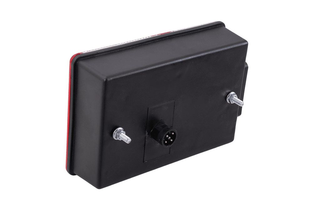 ASPÖCK Rückleuchte Multipoint IV rechts 200 x 136 x 56 mm 12 V auf 24 V umrüstbar IP64 5-Pin-Bajonett 6 Funktionen für Anhänger