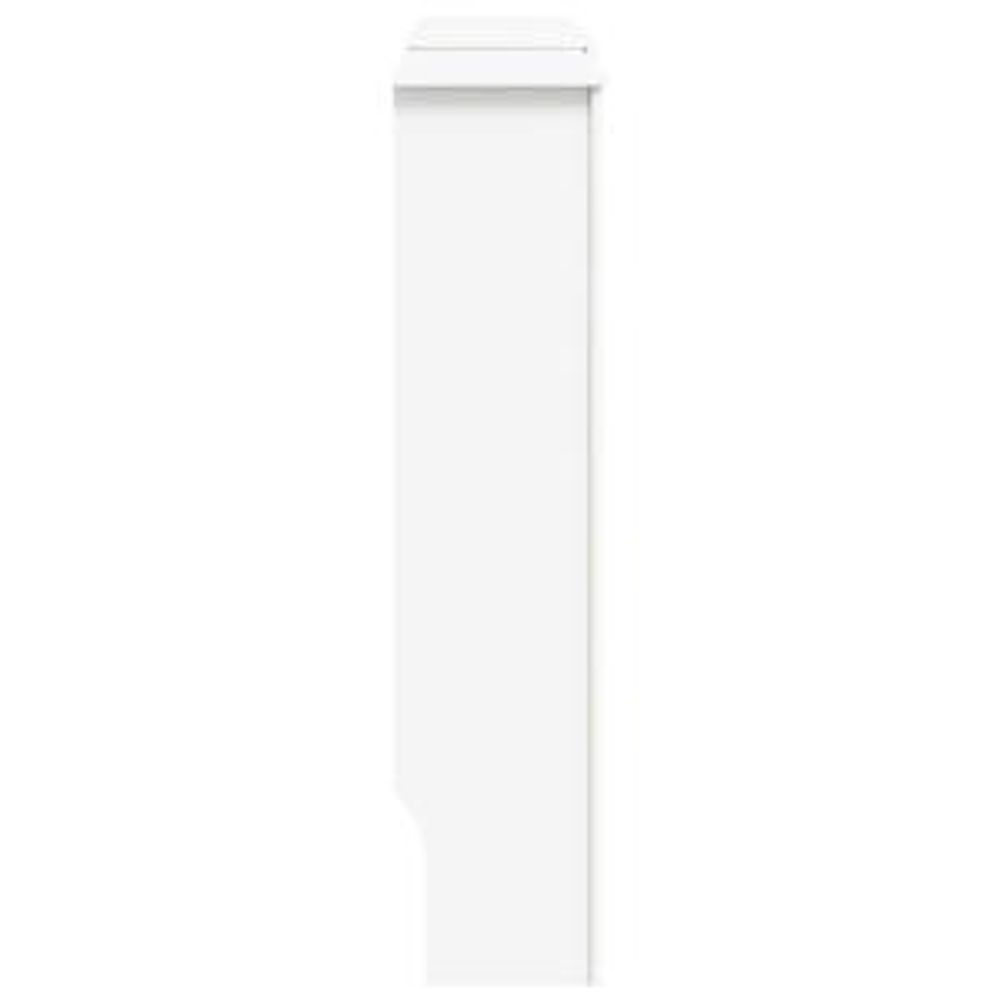 vidaXL Rivestimento per radiatori in MDF bianco 205 cm
