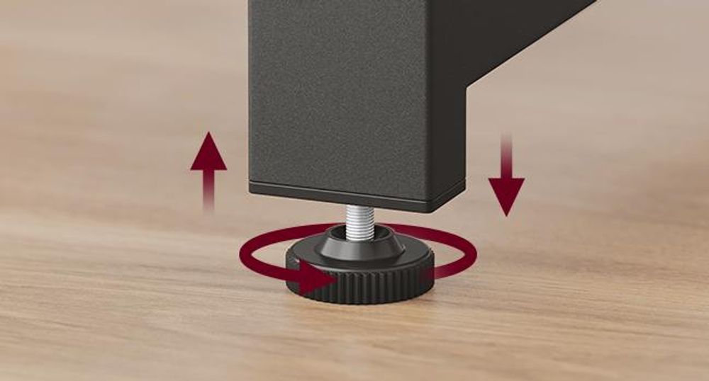 VASAGLE Schreibtisch Computertisch, 137,2 cm, mit Regalböden rechts oder links