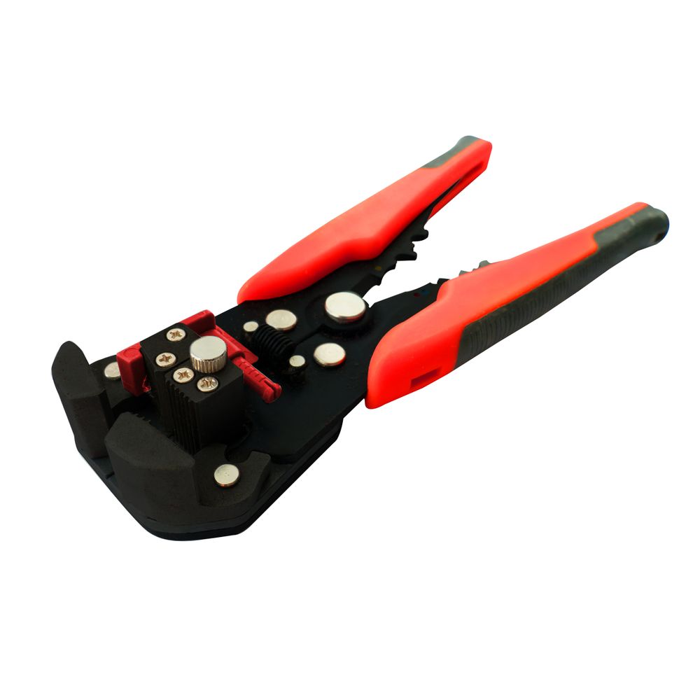Automatische Abisolierzange mit Kabelmesser Universal Entmanteler 0,2-6mm² für Elektro Haus Installation z.B. für Nymkabel und Schalterdosen Retoo
