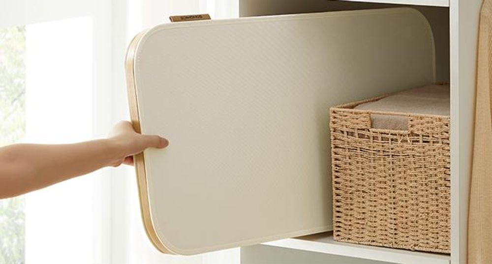 SONGMICS Wäschekorb mit Deckel, Wäschesammler mit 4 Fächern, 200 L, herausnehmbarer Wäschesack
