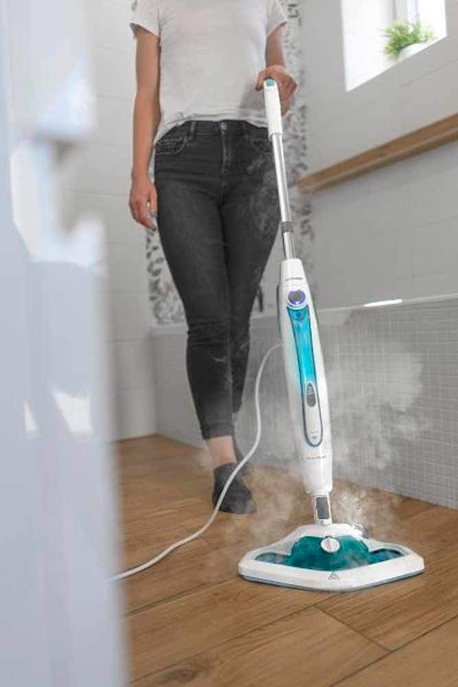 Concept CP2000, Přenosný parní čistič, 0,4 l, Tyrkysová, Bílá, 5 m, 1500 W, 30 s