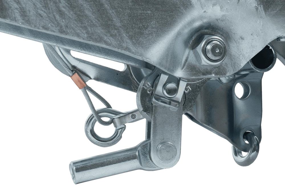 Auflaufvorrichtung AL-KO 251S mit AK270 Kupplung für einen 2600 kg Anhänger mit Vierkantdeichsel