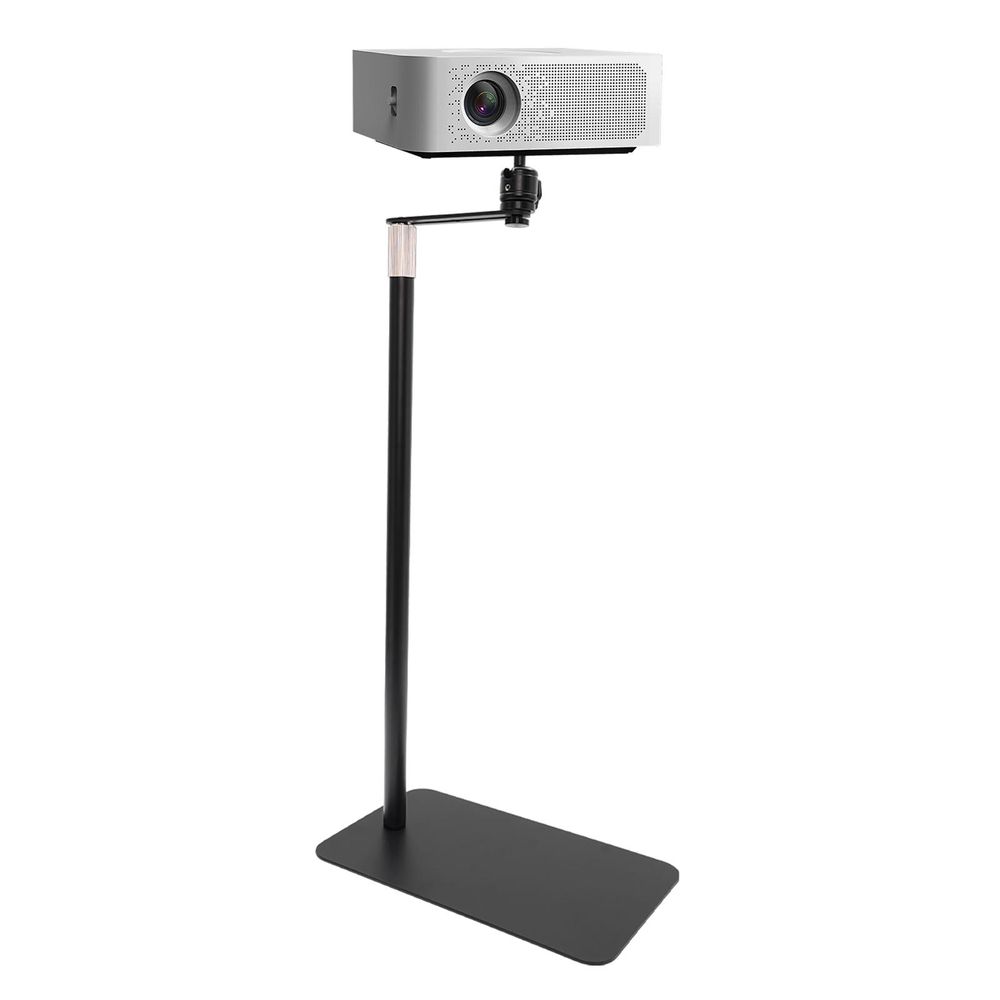 Projektorständer, 360° schwenkbarer Projektorständer, höhenverstellbarer Projektorständer, Schwarz