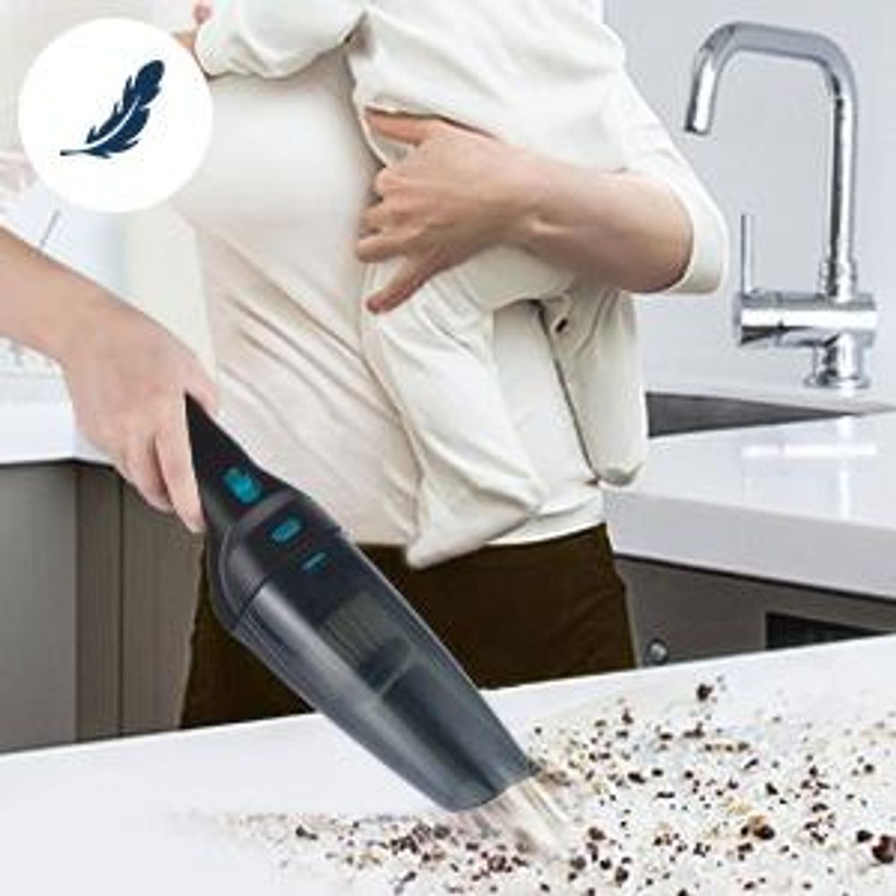Starker kabelloser Handstaubsauger, 9500Pa Saugkraft, mit Ladestation, waschbarer HEPA-Filter, für Auto, Haus, Tierhaare