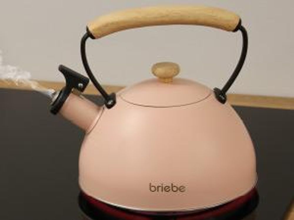 Briebe 00447, 2,3 l, Pink, Schwarz, Holz, Edelstahl, Edelstahl, Holz, Manuell