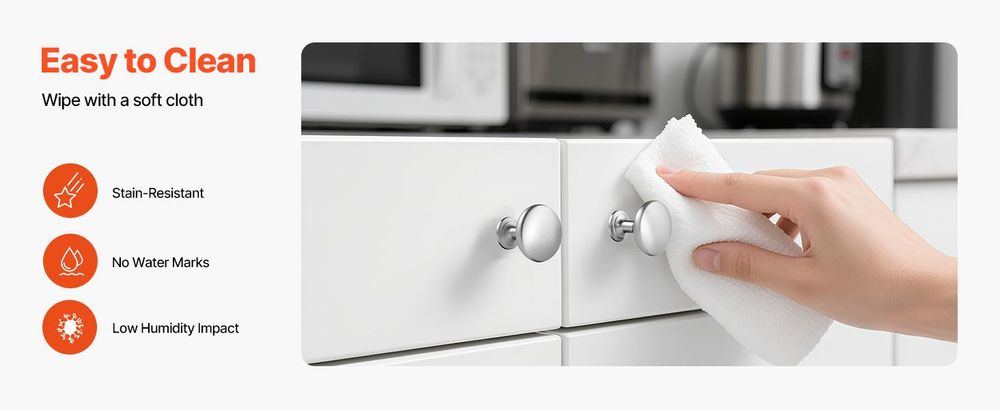 VEVOR Schrankknöpfe, 10er Pack, 32 mm schwarze Zinklegierung Schubladenzüge & Türgriffe, Pilz Küchenschrank Knöpfe Kommoden Griffe, Schrankbeschläge mit Schrauben für Badezimmer, Kleiderschränke und Schubladen, Pilzkopf-25 Stück