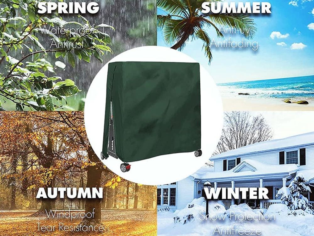 Wasserdichte und staubdichte Outdoor-Tischtennisplatte Abdeckung 165x70x185cm