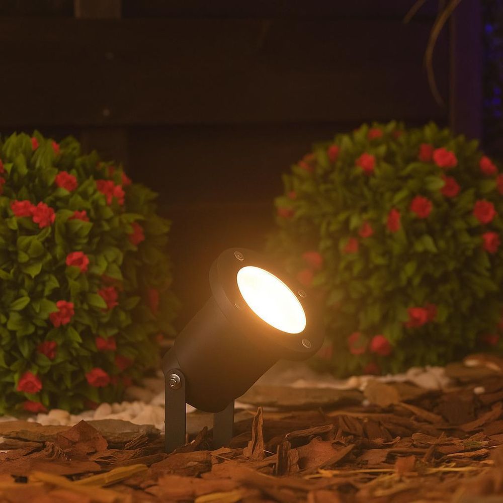 LED Gartenstrahler 8 Stück – 6W GU10, 4000K Warmweiß, IP65 Wasserdicht Mit Erdspieß