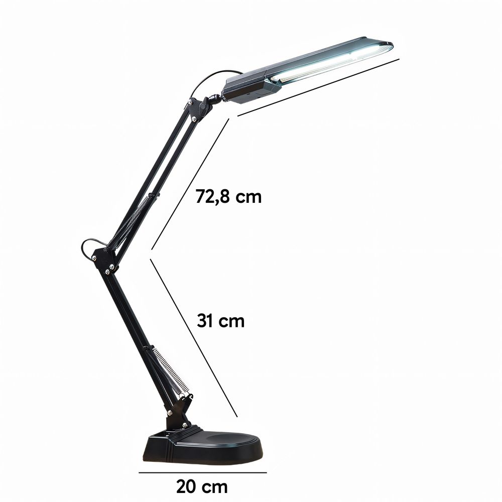 LED Schreibtischlampe Tischlampe Leselampe Arbeitsleuchte Bürolampe Schwenkbare Nachttischlampe Schreibtisch Lampe für Leser Kinder Büro 5W Retoo